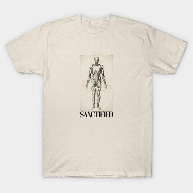Sanctified Human T-Shirt by visionnaut 